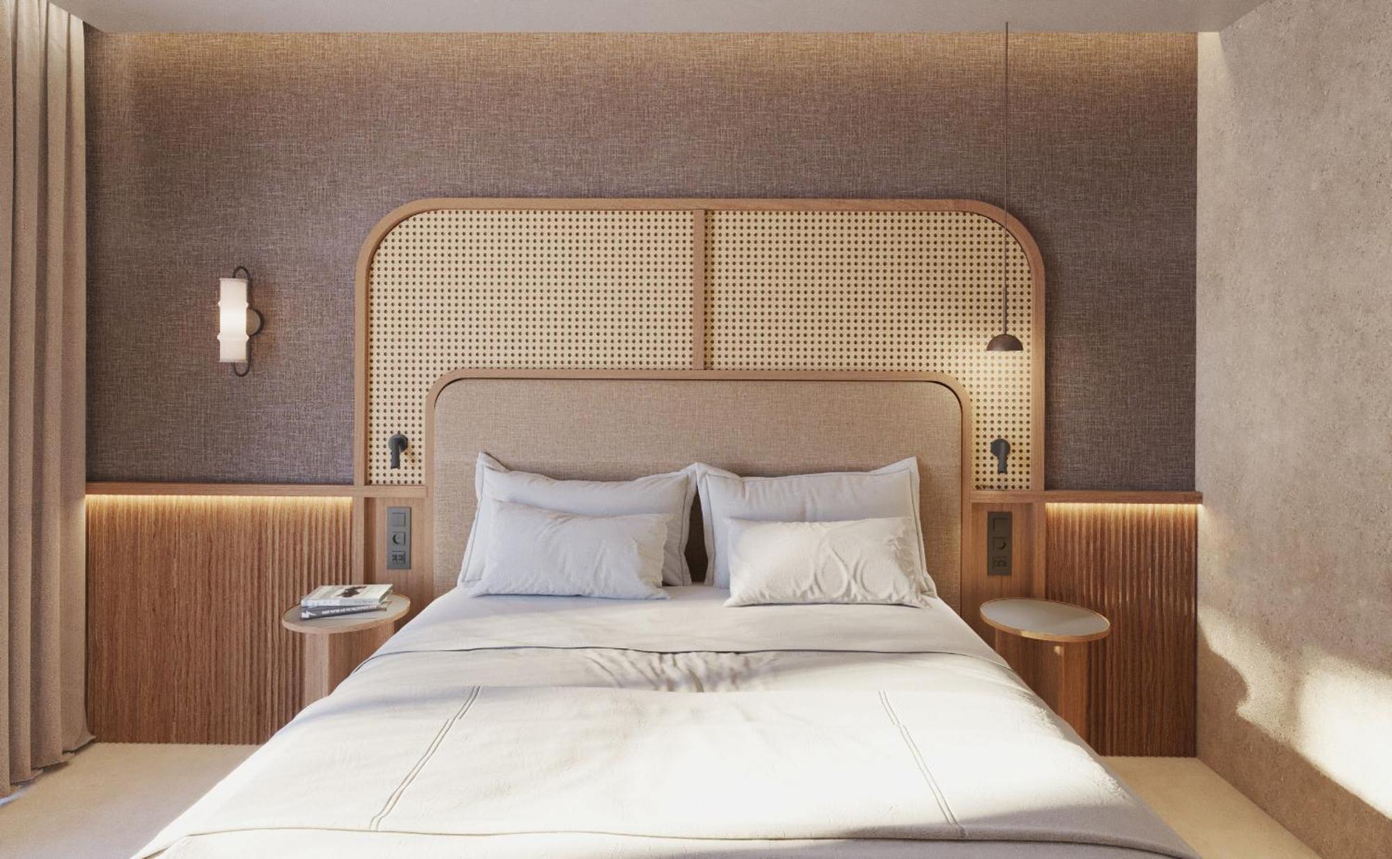 Sentido Apollo Palace 梅松吉 外观 照片 A bedroom at the hotel